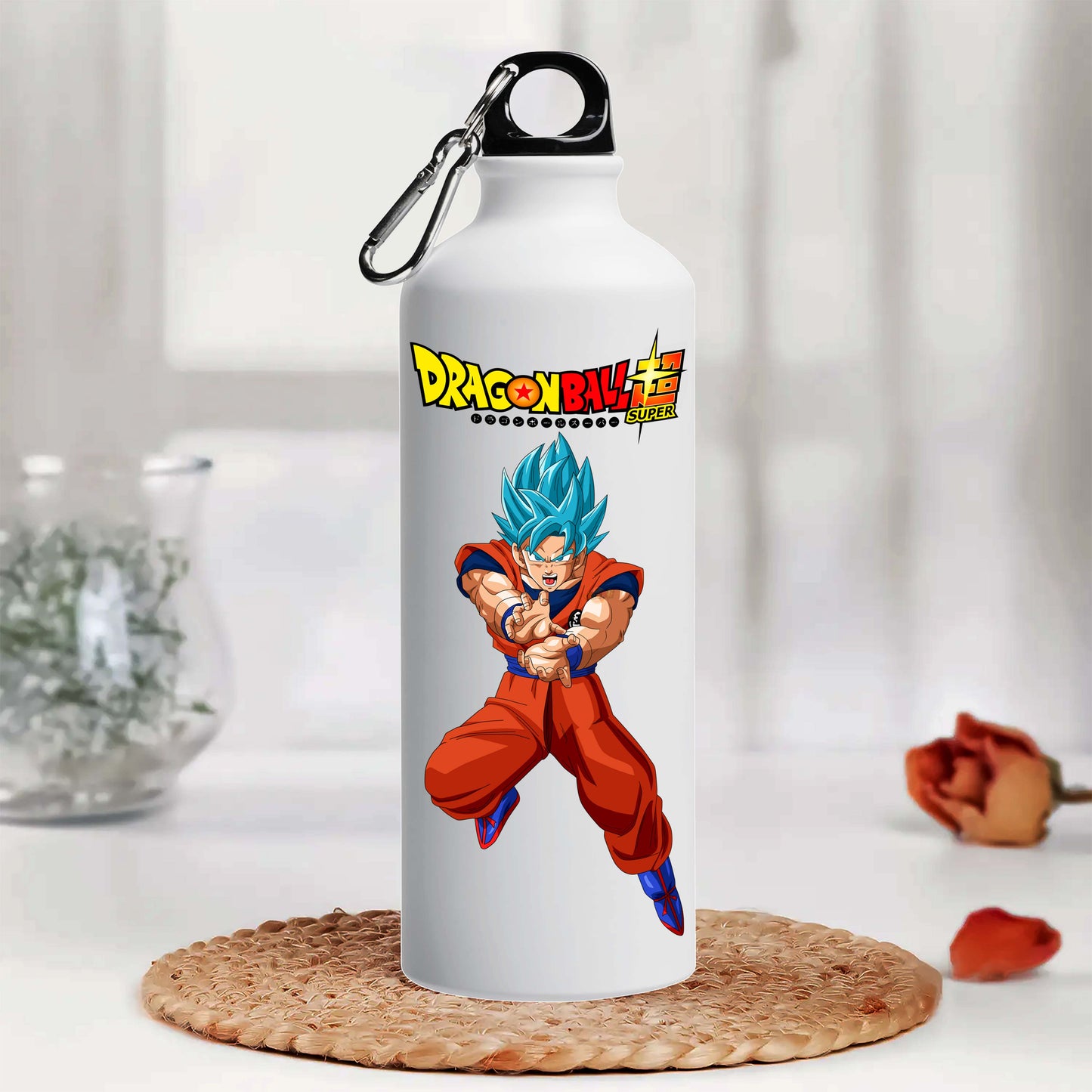 Goku Printed Aluminum Sipper Water Bottle 750 ml For Gym, Yoga, Kids, Boys, Girls, Brother, Sister, Babies, Baby, Workout, Adults