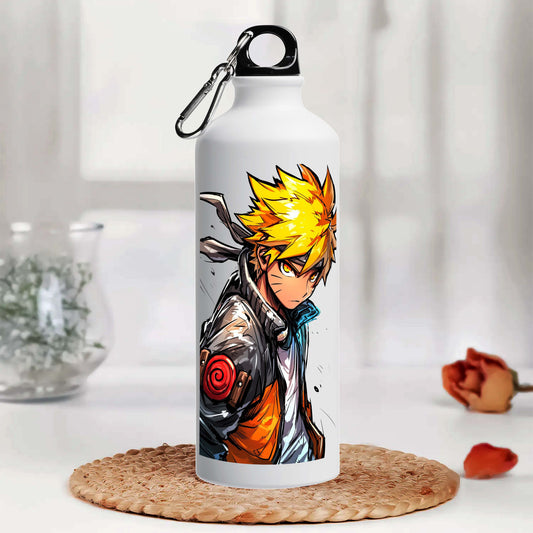 Anime 1 Printed Aluminum Sipper Water Bottle 750 ml For Gym, Yoga, Kids, Boys, Girls, Brother, Sister, Babies, Baby, Workout, Adults