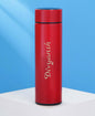Customized Your Name Red Temperature Bottle 500ml With Smart Led light