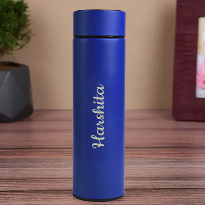 Customized Your Name Blue Temperature Bottle 500ml