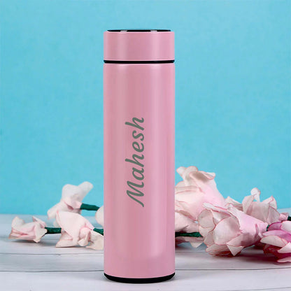 Customized pink Temperature Bottle 500ml