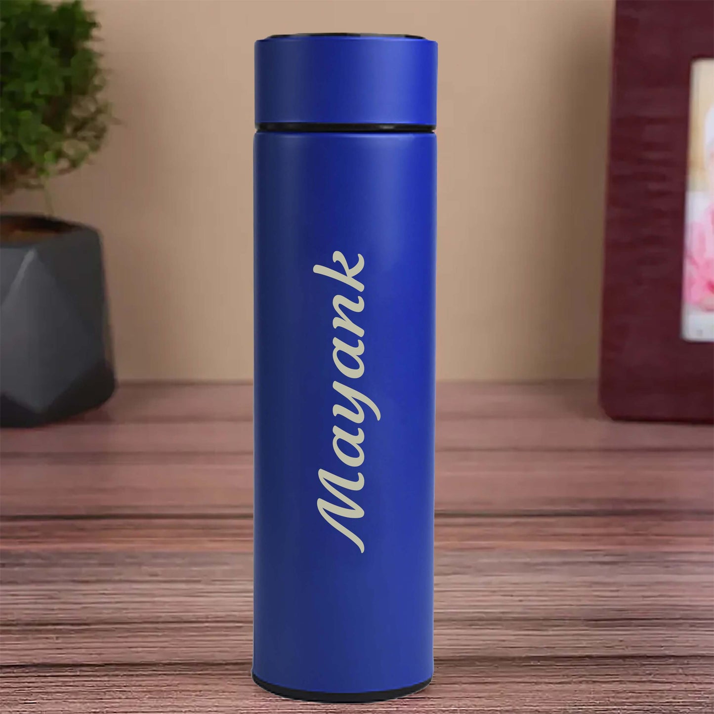 Personalized Your Name Blue Temperature Bottle 500ml