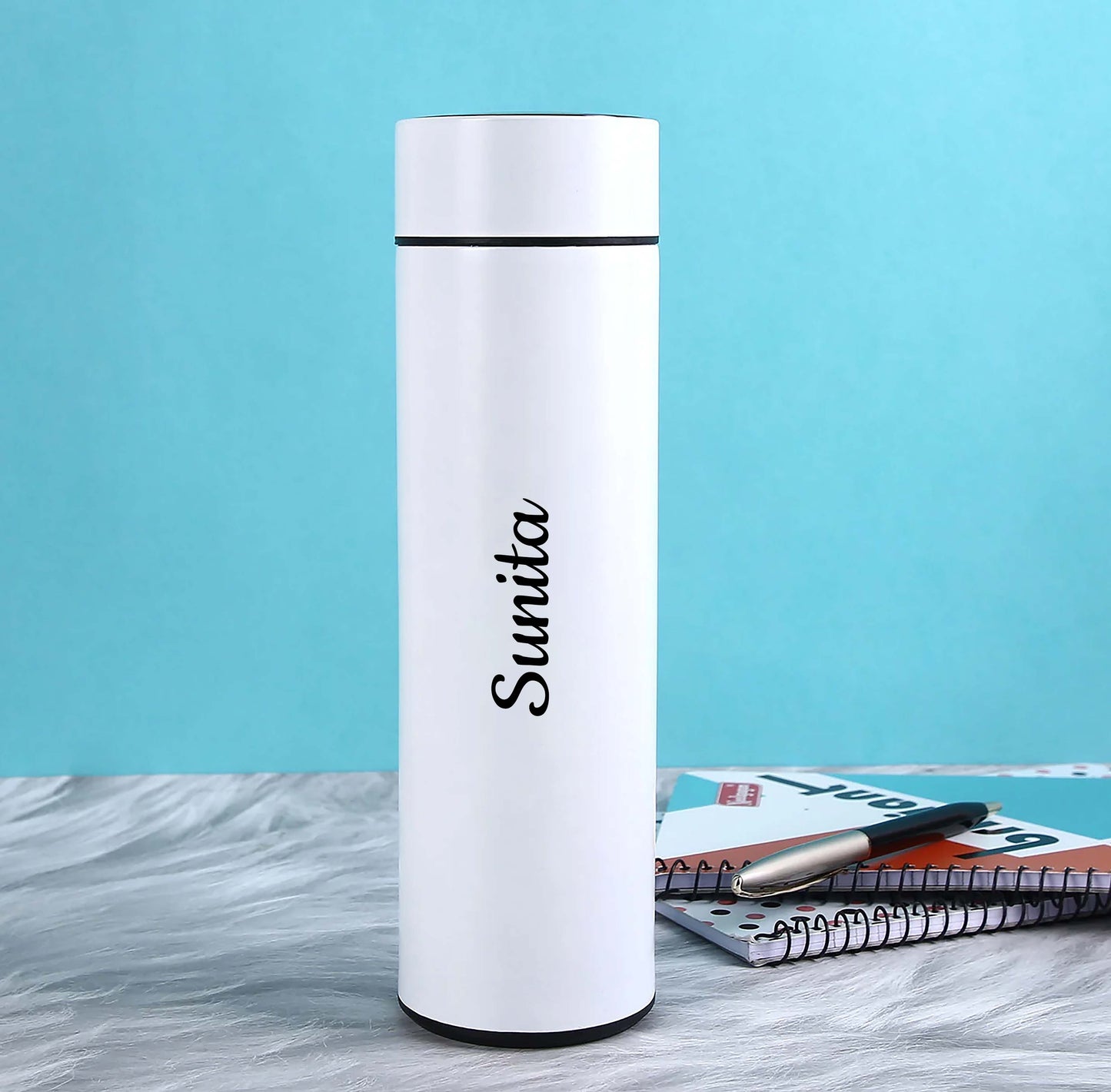Customized white Temperature Bottle 500ml