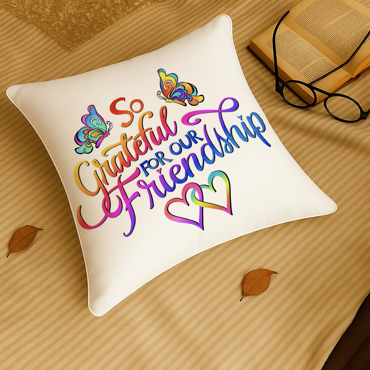 So Grateful Design Cushion (12x12 inches) Pack of 1