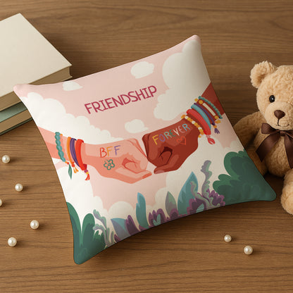 Friendship Design Cushion (12x12 inches) Pack of 1