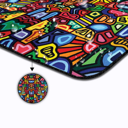 Colorful Word Art Mousepad ALL SIzes