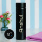 Personalized Black Temperature Bottle 500ml with Smart led