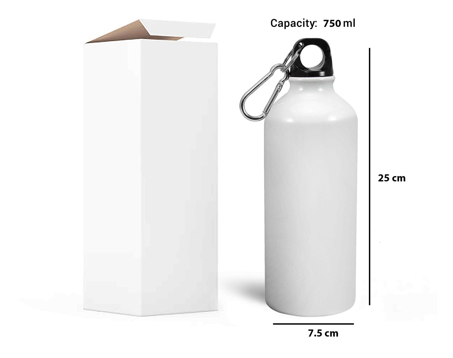 Naruto 2 Printed Aluminum Sipper Water Bottle 750 ml For Gym, Yoga, Kids, Boys, Girls, Brother, Sister, Babies, Baby, Workout, Adults